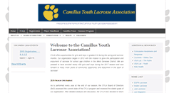 Desktop Screenshot of camillusyouthlax.org