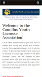 Mobile Screenshot of camillusyouthlax.org